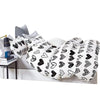 Duvet Hearvet Blanco Para Cama Doble 140x190cm Sin Acolchado