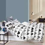 Duvet Hearvet Blanco Para Cama Doble 140x190cm Sin Acolchado