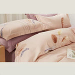 Duvet Floravet Rosado Para Cama Doble 140x190cm Sin Acolchado