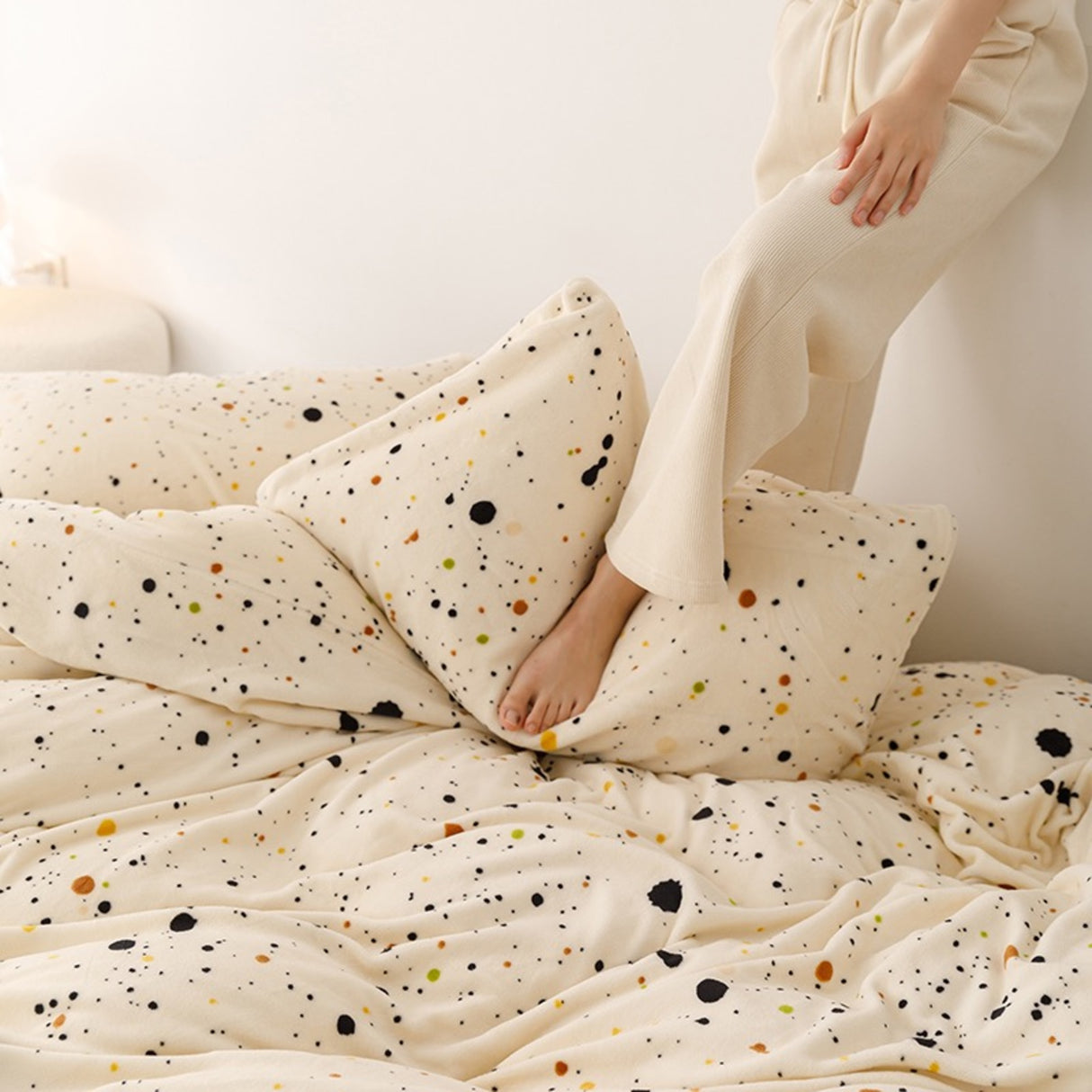 Duvet DiCow Blanco Para Cama Queen 160x190cm Acolchado - Tendidos y Cubrelechos | Bylmo