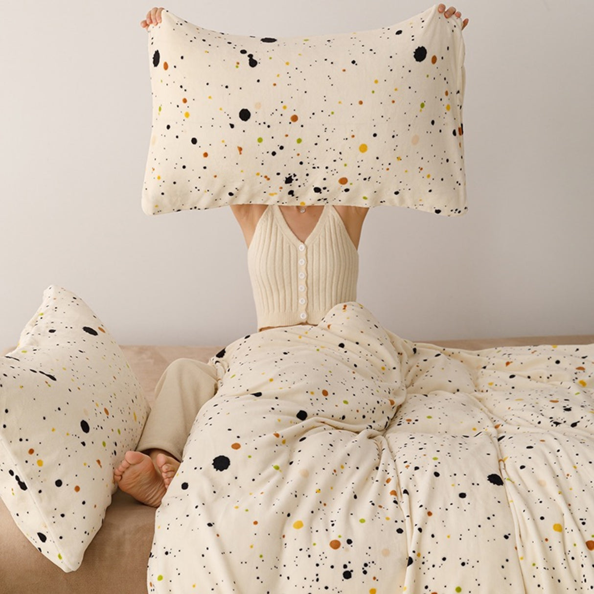 Duvet DiCow Blanco Para Cama Queen 160x190cm Acolchado - Tendidos y Cubrelechos | Bylmo