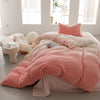 Duvet Didegra Rosado Para Cama Doble 140x190cm Acolchado