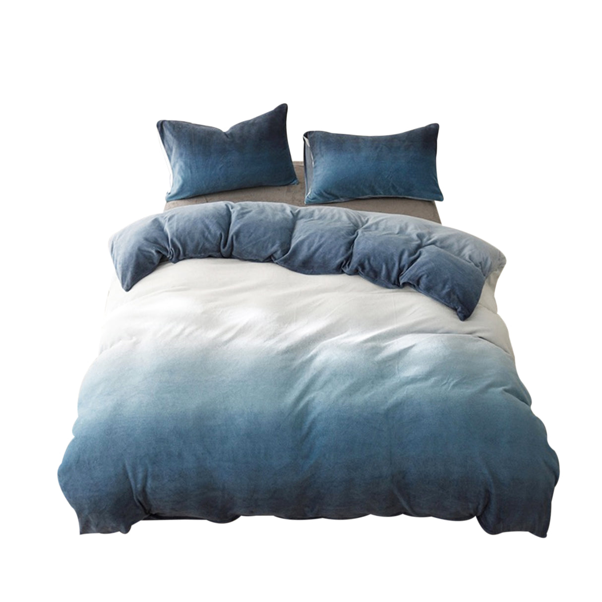 Duvet DiDegra Azul Para Cama Queen 160x190cm Acolchado - Tendidos y Cubrelechos | Bylmo