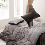 Duvet Didegra Gris Para Cama Doble 140x190cm Acolchado