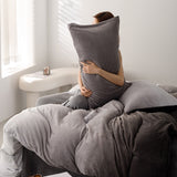 Duvet DiDegra Gris Para Cama Queen 160x190cm Acolchado - Tendidos y Cubrelechos | Bylmo