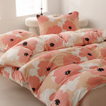 Duvet Difloral Rosado Para Cama Doble 140x190cm Acolchado