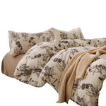 Duvet Plantain Beige Para Cama Doble 140x190cm Acolchado