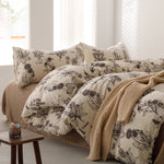 Duvet Plantain Beige Para Cama Doble 140x190cm Acolchado