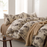 Duvet Plantain Beige Para Cama Queen 160x190cm Acolchado - Tendidos y Cubrelechos | Bylmo