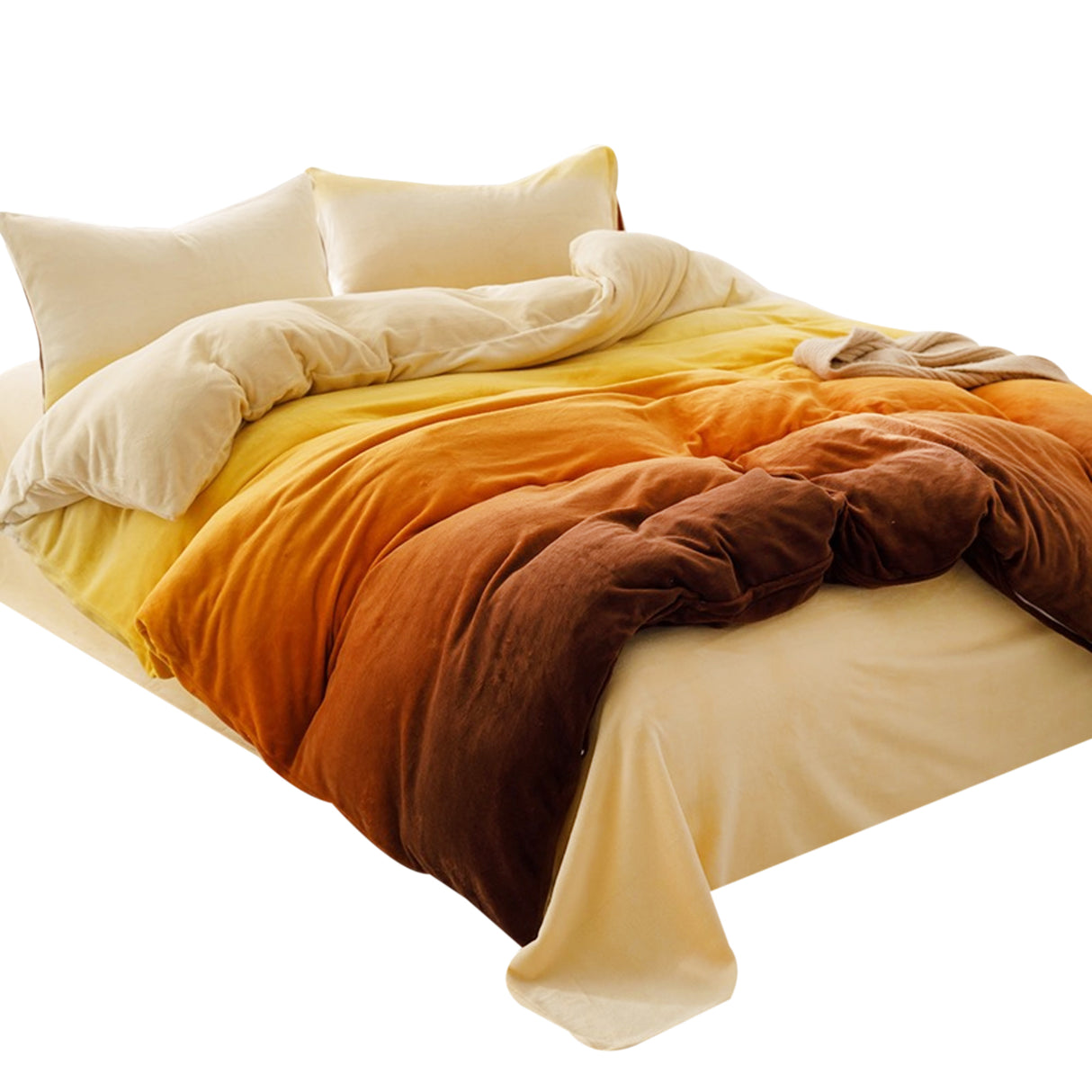 Duvet DiFlan Cafe Para Cama Queen 160x190cm Sin Acolchado - Tendidos y Cubrelechos | Bylmo