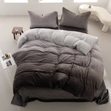 Duvet DiDegra Gris Para Cama Queen 160x190cm Sin Acolchado - Tendidos y Cubrelechos | Bylmo