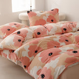 Duvet DIFloral Rosado Para Cama Doble 140x190cm Sin Acolchado - Tendidos y Cubrelechos | Bylmo