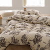 Duvet Plantain Beige Para Cama Queen 160x190cm Sin Acolchado