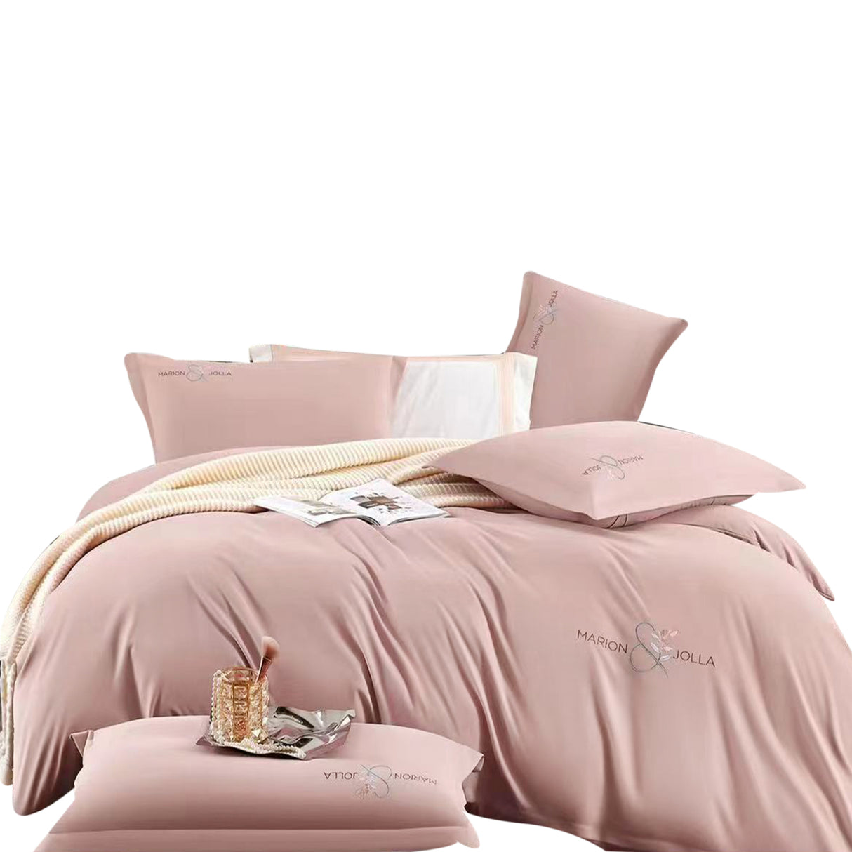 Duvet Vivo Rosado Para Cama Queen 160x190cm Acolchado - Tendidos y Cubrelechos | Bylmo
