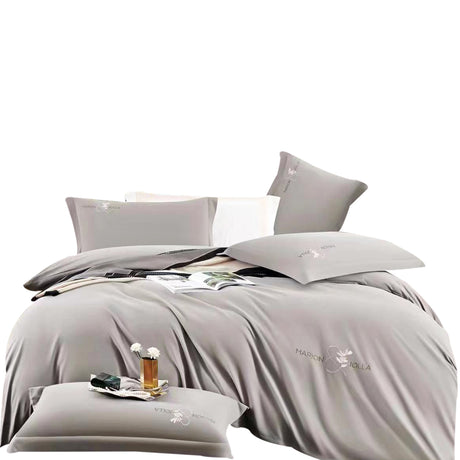 Duvet Vivo Gris Para Cama Queen 160x190cm Sin Acolchado - Tendidos y Cubrelechos | Bylmo