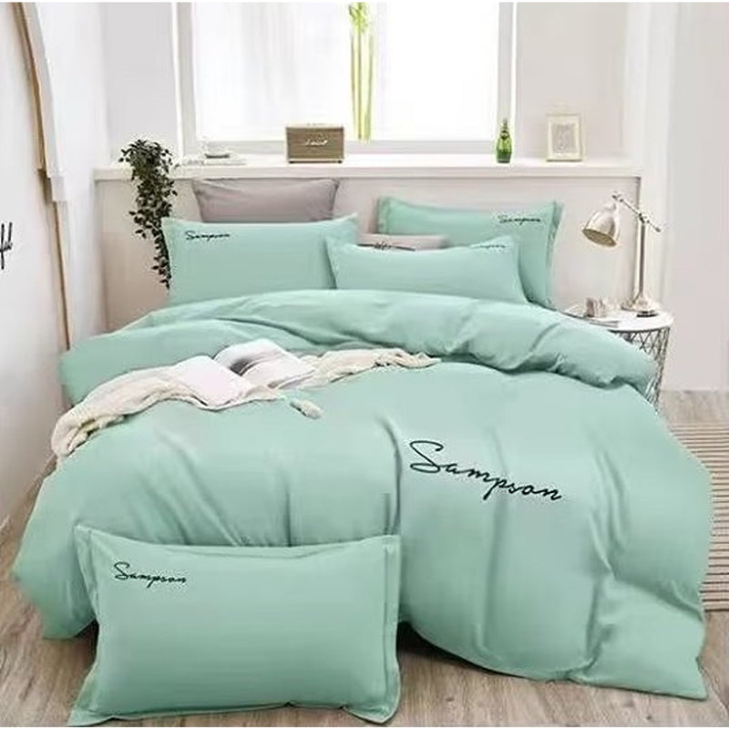 Duvet Sampson Azul Claro Para Cama Doble 140x190cm Acolchado