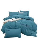 Duvet Sampson Azul Celeste Para Cama Queen 160x190cm Acolchado - Tendidos y Cubrelechos | Bylmo