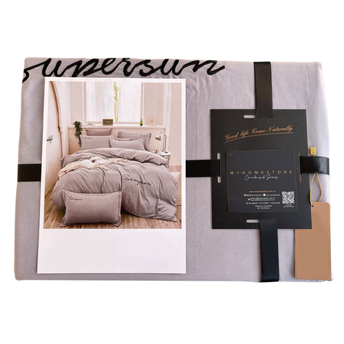 Duvet Sampson Gris Claro Para Cama Queen 160x190cm Acolchado