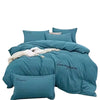 Duvet Sampson Azul Celeste Para Cama Doble 140x190cm Sin Acolchado