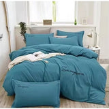 Duvet Sampson Azul Celeste Para Cama Queen 160x190cm Sin Acolchado - Tendidos y Cubrelechos | Bylmo