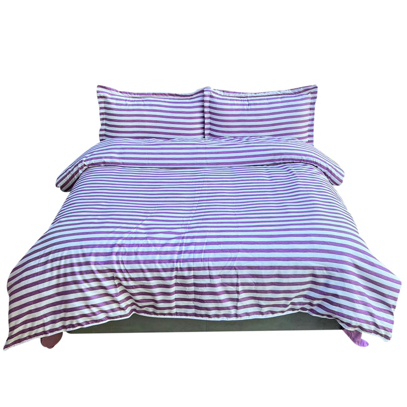 Duvet Bandeau Lila Para Cama Doble 140x190cm Acolchado