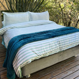 Duvet Bandeau Verde Para Cama Doble 140x190cm Sin Acolchado - Tendidos y Cubrelechos | Bylmo