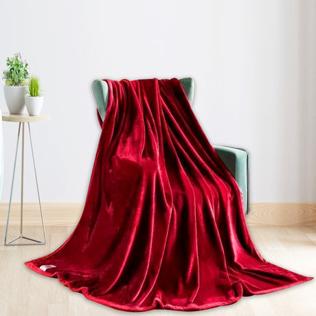 Cobija Esencial Rojo 220x230 Muy Suave - Cobijas | Bylmo
