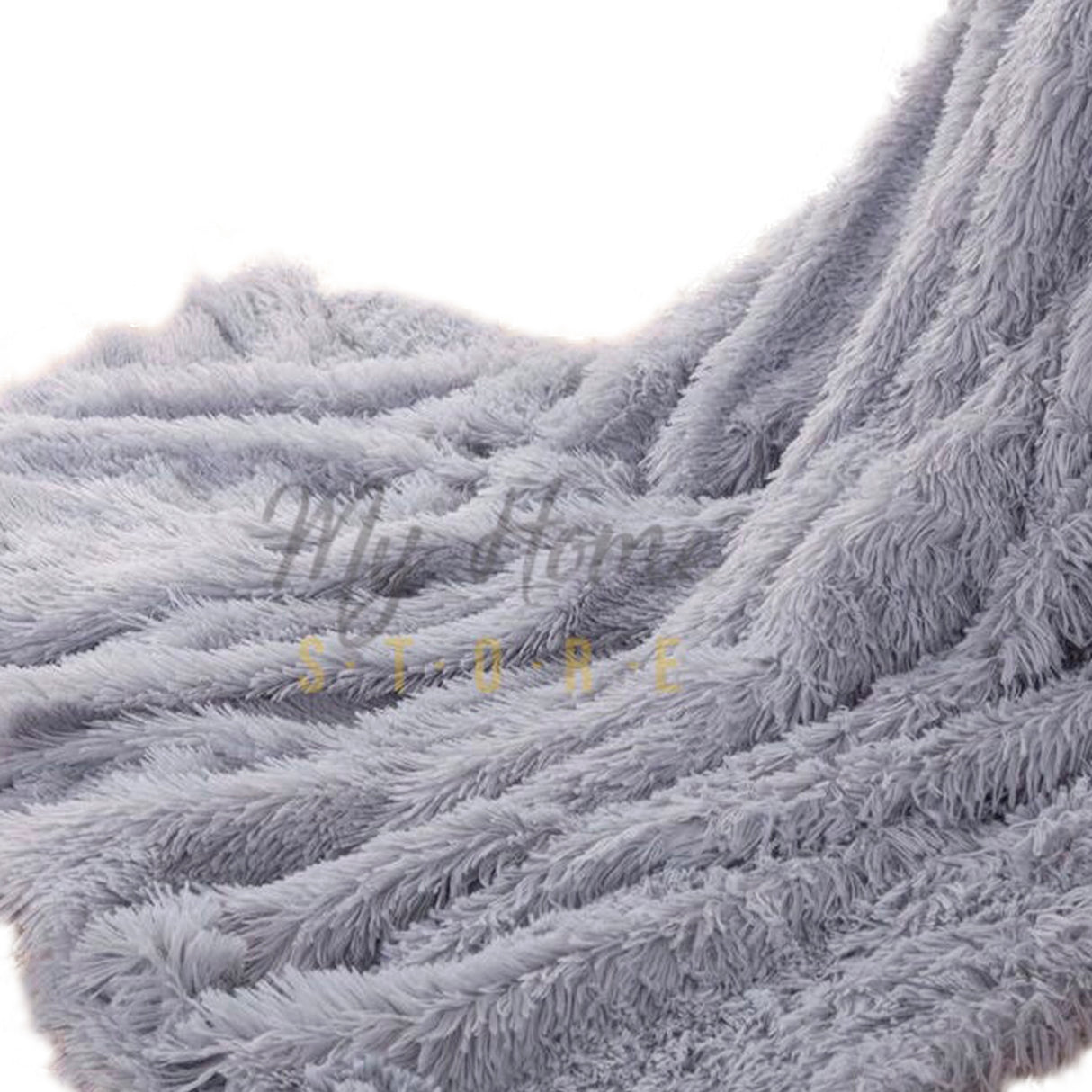 Cobija Ovejera Sheepard Gris 130x160 Muy Suave - Cobijas | Bylmo