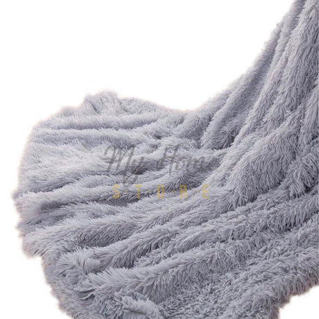 Cobija Ovejera Sheepard Gris 130x160 Muy Suave - Cobijas | Bylmo