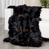 Cobija Ovejera Sheepard Negro 130x160 Muy Suave - Cobijas | Bylmo