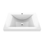 Mueble Para Lavamanos Essential Soder 63x48cm Flotante Con Lavamanos Siena