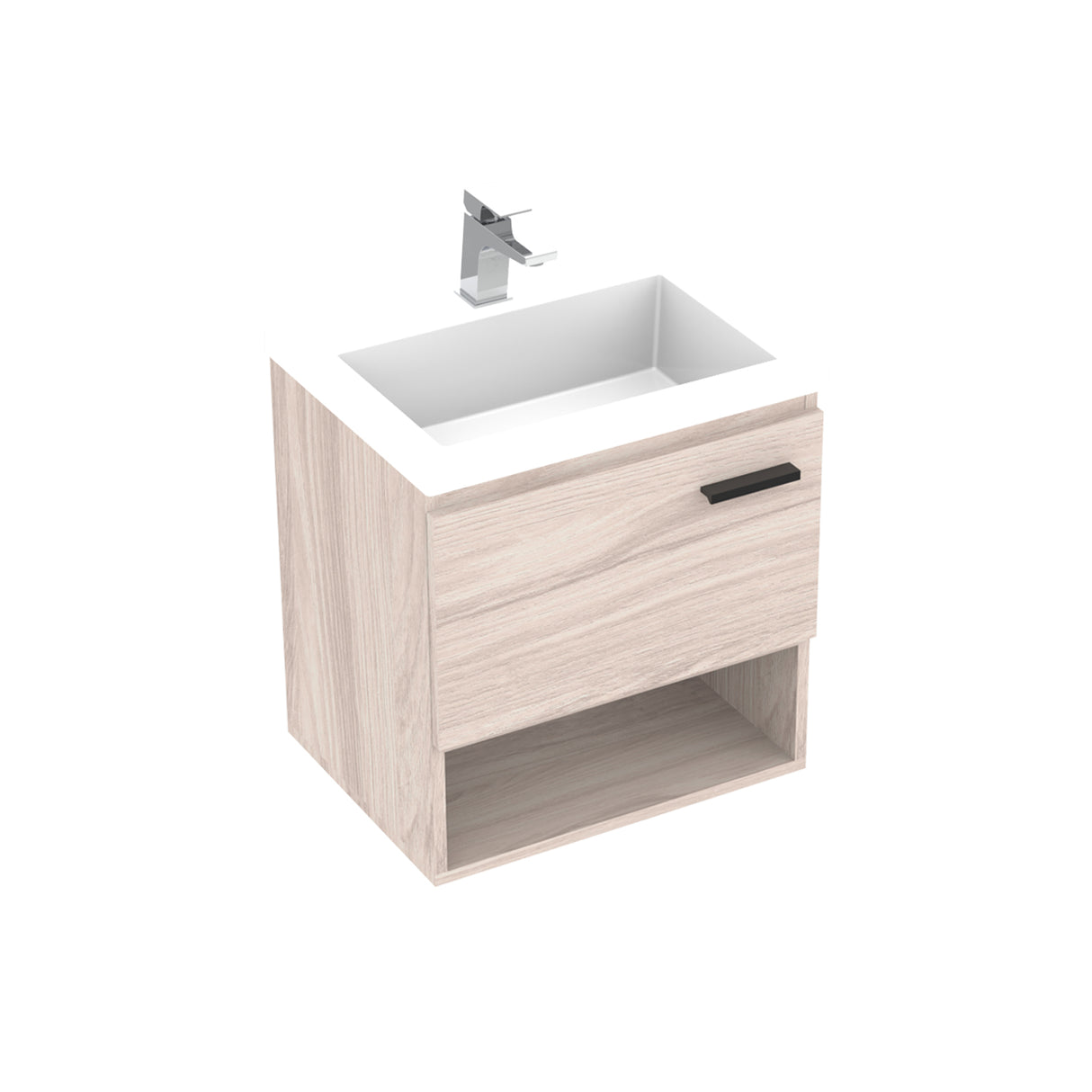 Mueble Para Lavamanos Life Soder 46.8x48cm Flotante Con Lavamanos Oslo - Muebles para Lavamanos | Bylmo