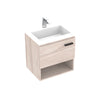 Mueble Para Lavamanos Life Soder 46.8x48cm Flotante Con Lavamanos Oslo