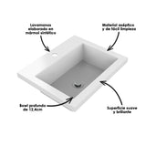 Mueble Para Lavamanos Life Mitte 48x48cm Flotante Con Lavamanos Oslo - Muebles para Lavamanos | Bylmo