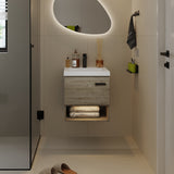 Mueble Para Lavamanos Life Austral 48x48cm Flotante Con Lavamanos Oslo - Muebles para Lavamanos | Bylmo