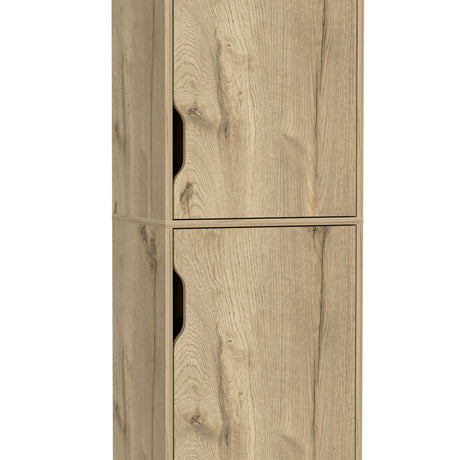 Alacena BiColor Duna con Blanco 45x150cm Con Patas - Alacenas y Muebles Microondas | Bylmo