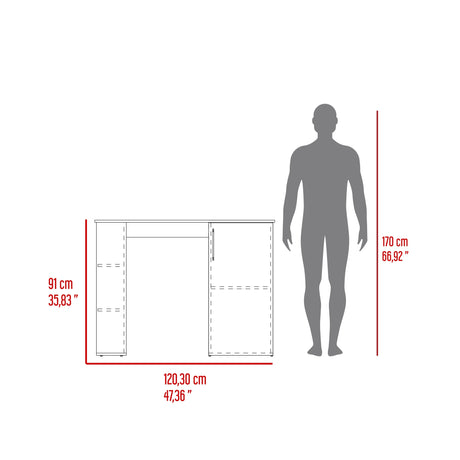Barra de Cocina Allen Bardolino 120.3x91cm con Tres Entrepaños - Barras y Muebles Auxiliares | Bylmo