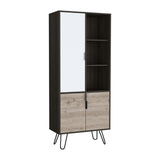 Biblioteca Borealis Carbón 72.1x170cm con Ocho Entrepaños - Bibliotecas y Estanterías | Bylmo