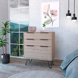 Cajonera Augusta Novo Ceniza 76.5x90.3cm con Tres Cajones - Cajoneras y Comodas | Bylmo