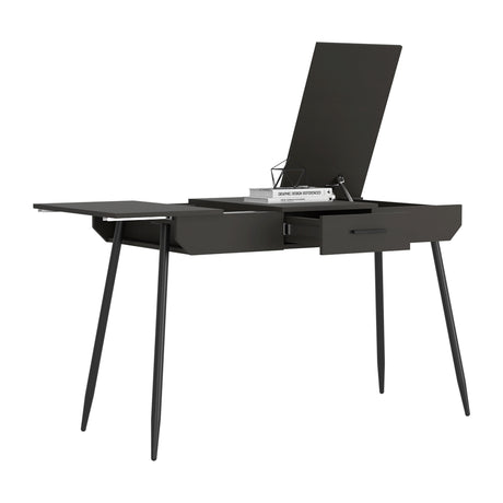 Escritorio Office Conect Wengue 124.4x75.6cm con Un Cajón - Escritorios | Bylmo