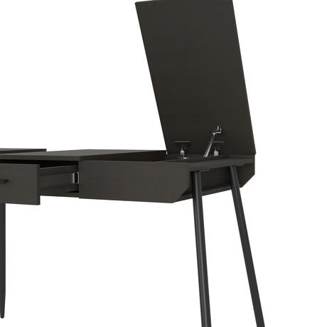 Escritorio Office Conect Wengue 124.4x75.6cm con Un Cajón - Escritorios | Bylmo