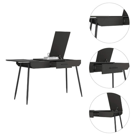 Escritorio Office Conect Wengue 124.4x75.6cm con Un Cajón - Escritorios | Bylmo