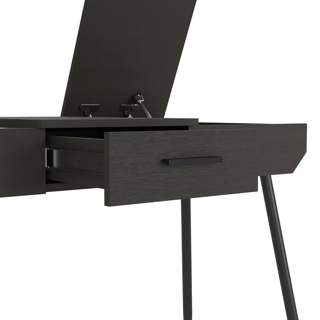 Escritorio Office Conect Wengue 124.4x75.6cm con Un Cajón - Escritorios | Bylmo