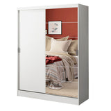 Closet Luke Blanco 120x183cm con Espejo y Tres Cajones - Closets | Bylmo