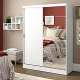 Closet Luke Blanco 120x183cm con Espejo y Tres Cajones - Closets | Bylmo