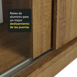 Closet Luke Marron 120x183cm sin Espejo y con Dos Cajones - Closets | Bylmo