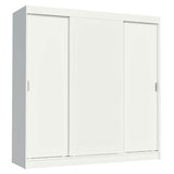 Closet Reno Blanco 180x205cm sin Espejo y con Cuatro Cajones - Closets | Bylmo