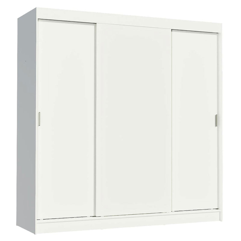 Closet Reno Blanco 180x205cm Sin Espejo Y Con Tres Cajones