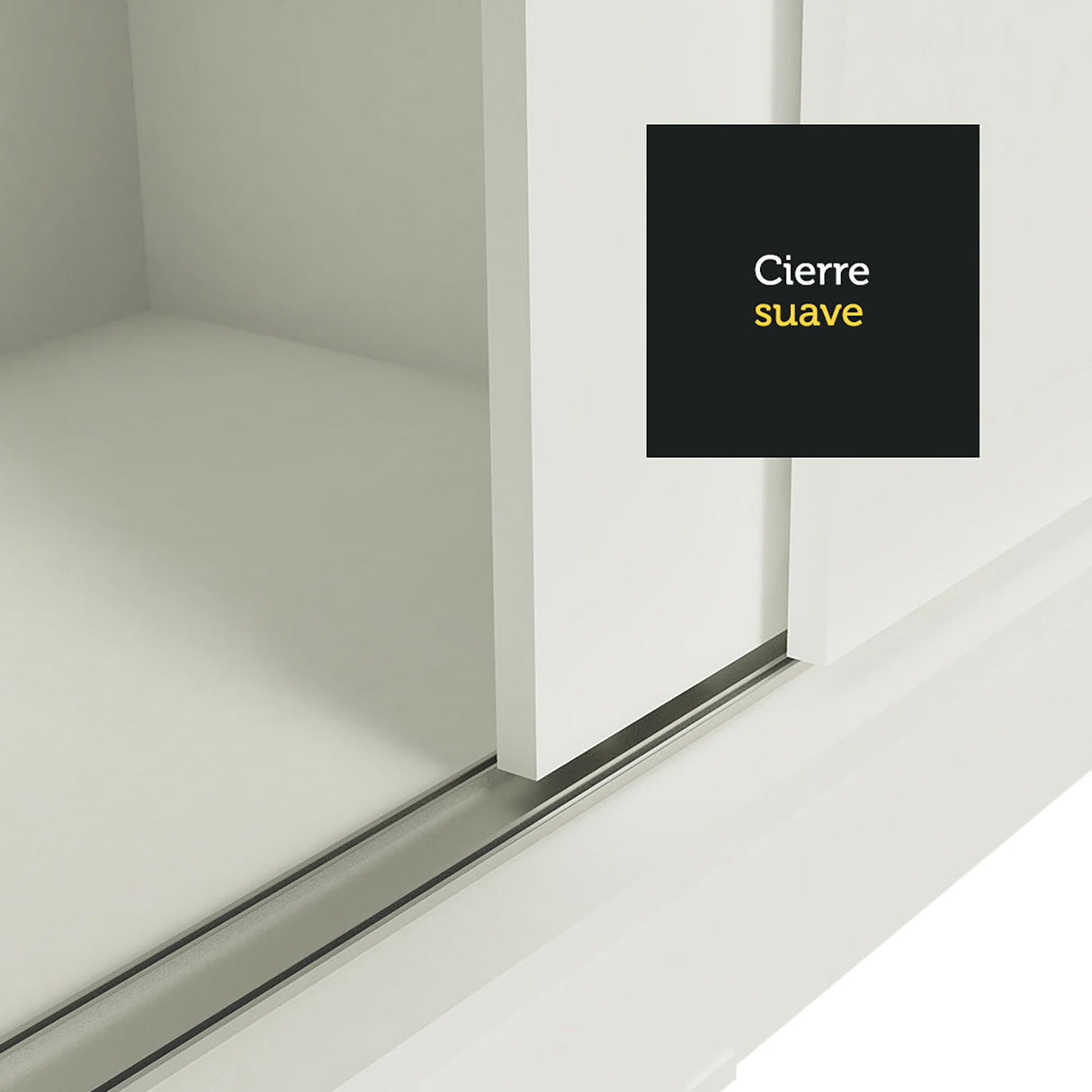 Closet Reno Blanco 180x205cm con Espejo y Seis Cajones - Closets | Bylmo