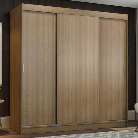 Closet Reno Marron 180x205cm sin Espejo y con cuatro Cajones - Closets | Bylmo